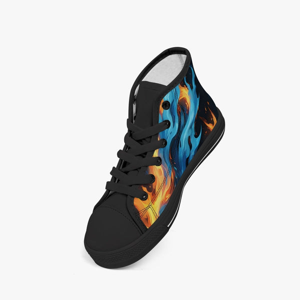 Blue Flame High Top