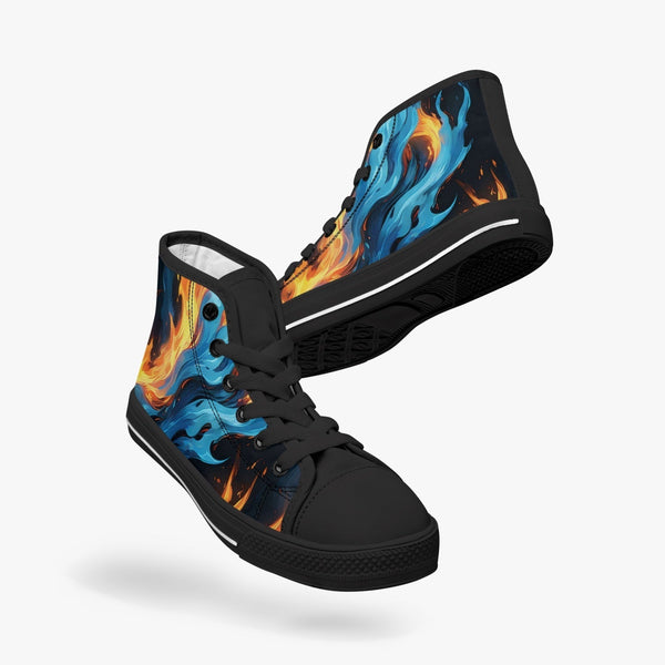 Blue Flame High Top
