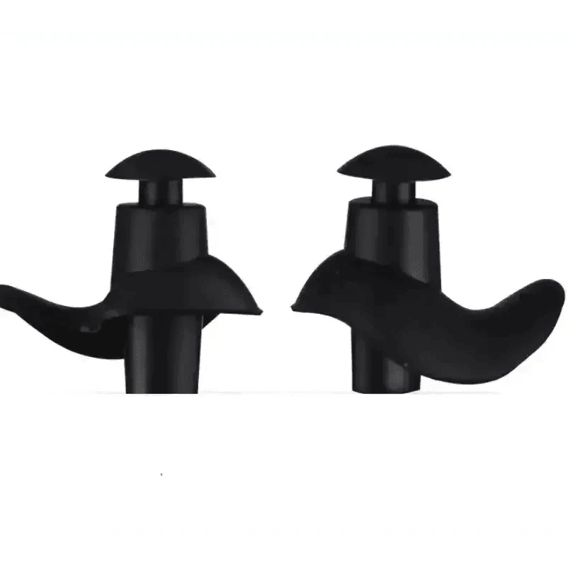 Blue Silicone Water Sports Earplugs Hypoallergenic