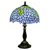 Blue Wisteria Glass Tiffany Lamp Genuine