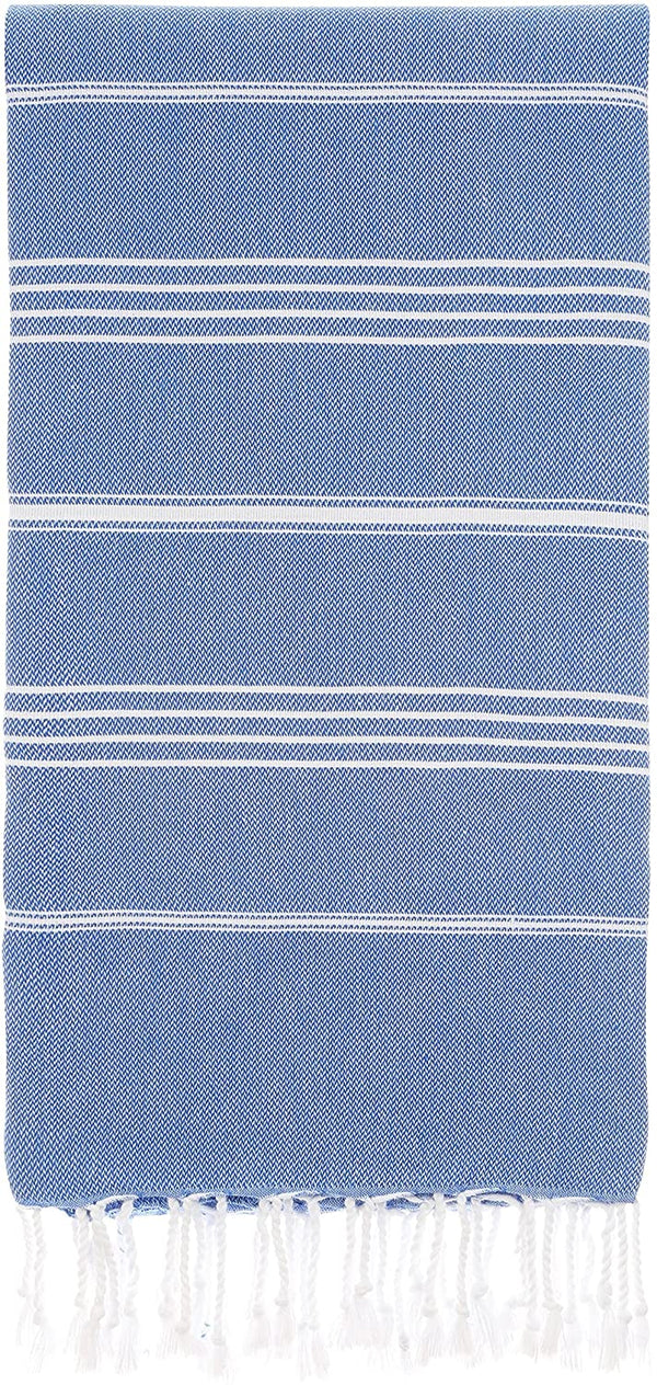 Monaco Turkish Cotton Hand Towel – Lightweight Quick Dry Bathroom, Kitchen & Travel Towel, Luxury Organic Turkish Towel