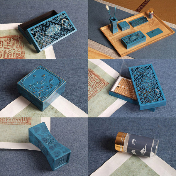 Incense Fragrance - Zen Maze Rectangular (9-Piece Set)