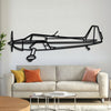 Bo 207 Metal Aircraft Wall Art - NCP0525 - 19.3" - 49 cm