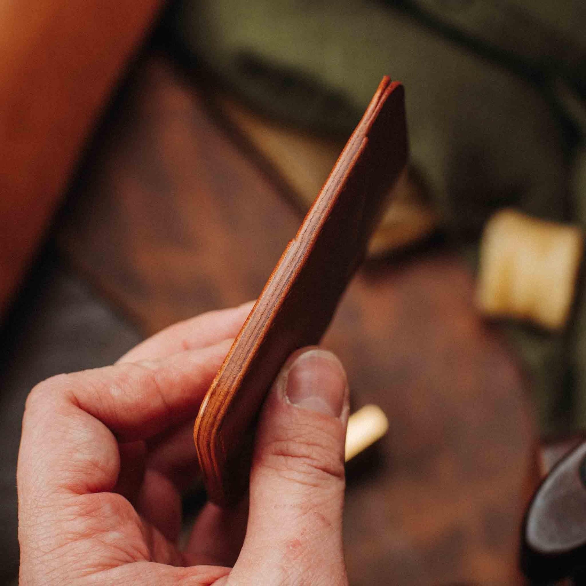 Slim Leather Wallet - Boatswain v3 | Minimalist Card Holder | EDC