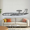E-3G Sentry Metal Aircraft Wall Art - NCP0273 - 19.3" - 49 cm