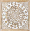 Boerne Traditional Pattern Wooden Wall Art Decor - Clearance - 24" Square