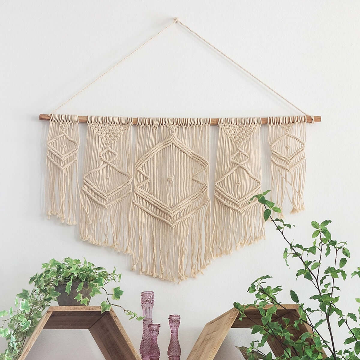 Boho Cotton Macrame Wall Hanging