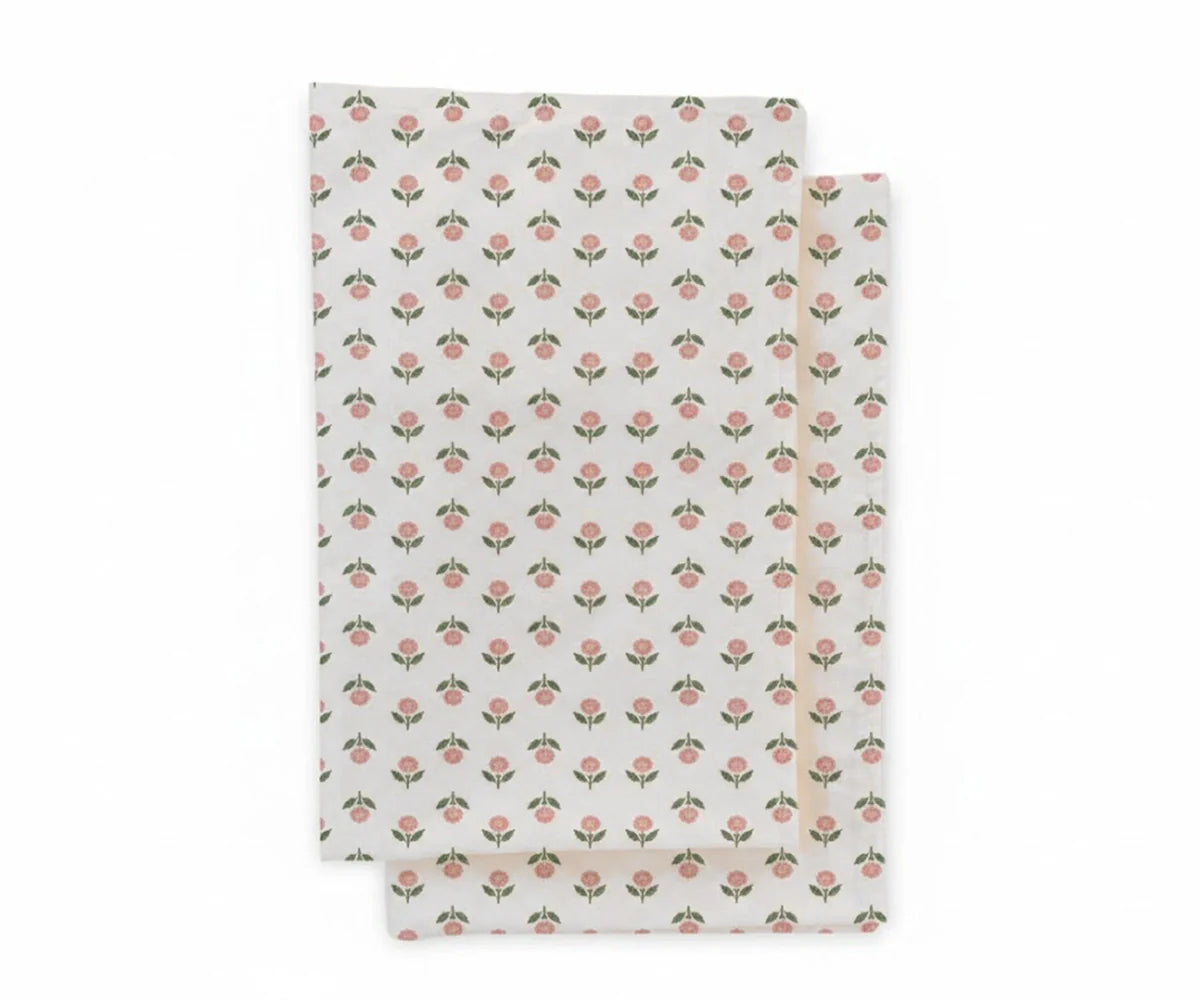 Printed Linen Sheet Set – 100% Linen Bedding