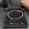 Coffee Agate Tasbih Bracelet | Men's Misbaha - 33 Beads, 5mm