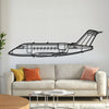 Challanger 604 Metal Aircraft Wall Art - NCP0266 - 19.3" - 49 cm
