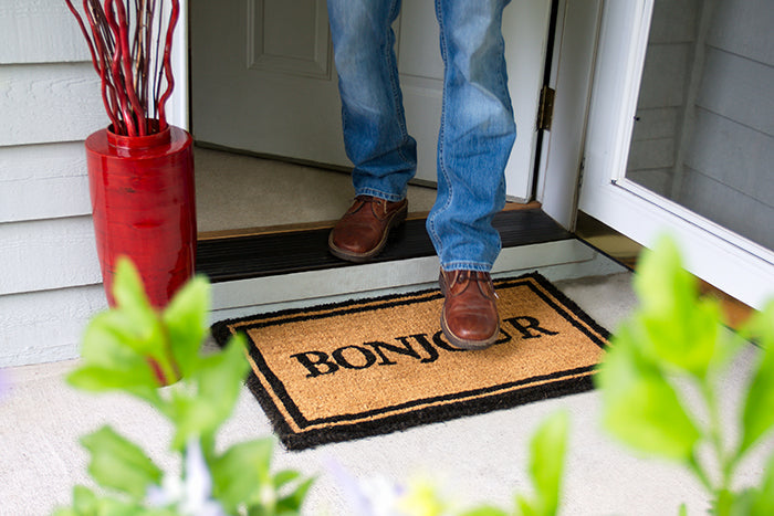 Bonjour Vinyl Coir Doormat