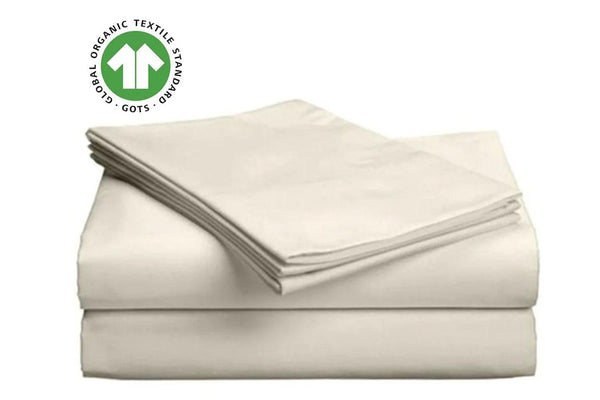 Upgraded Bonus! Organic Cotton Sateen Sheet Set - Gifts for You 'n Me