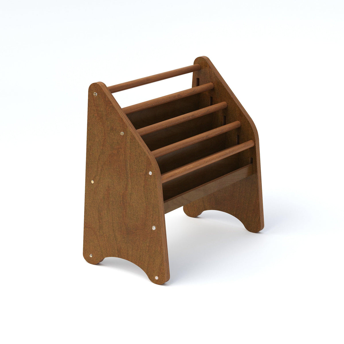 Wooden Montessori Bookshelf Natural