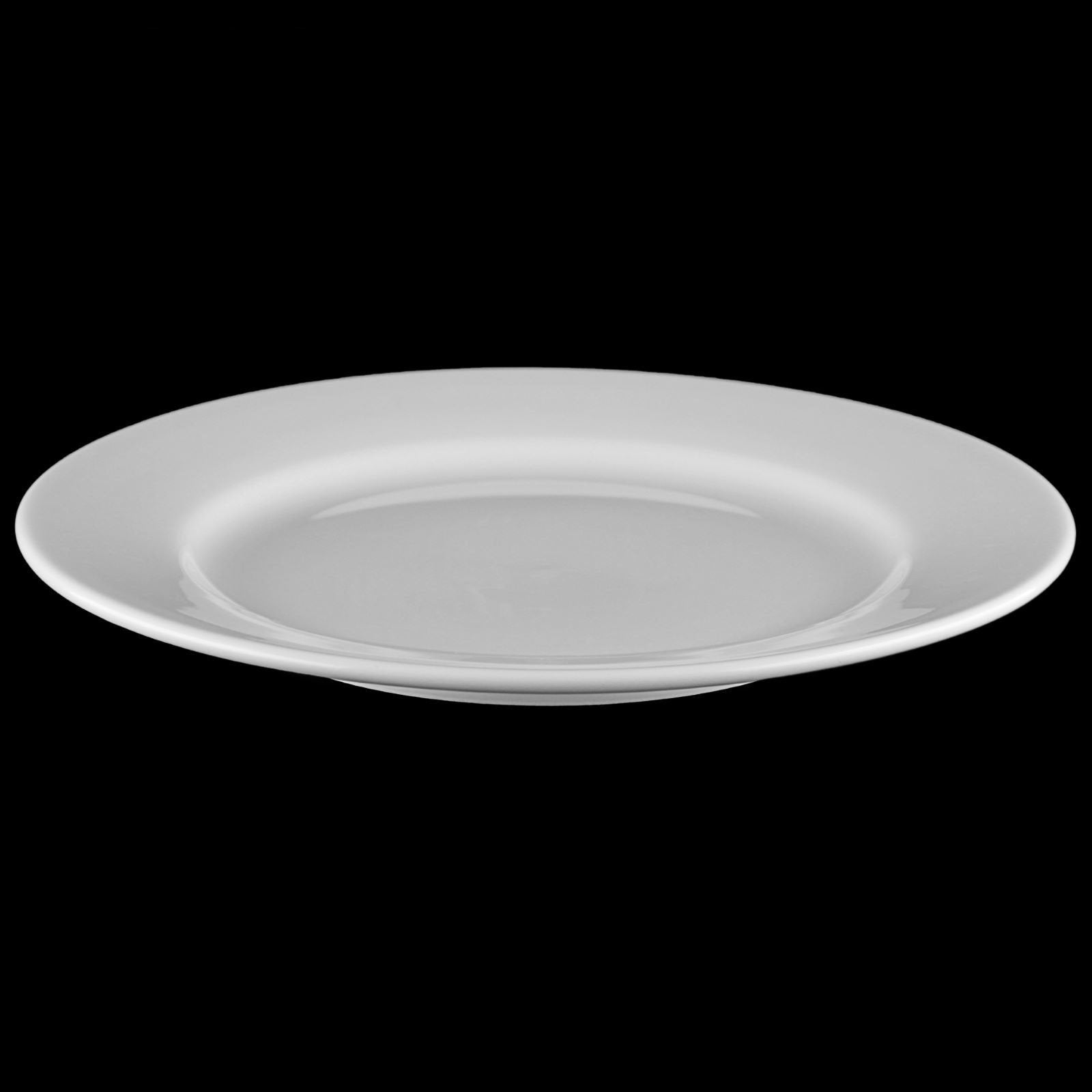 Set Of 12 Professional Rolled Rim White Dessert Plate 7