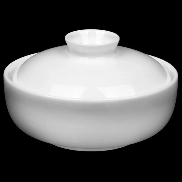 White Soup Cup With Lid 5