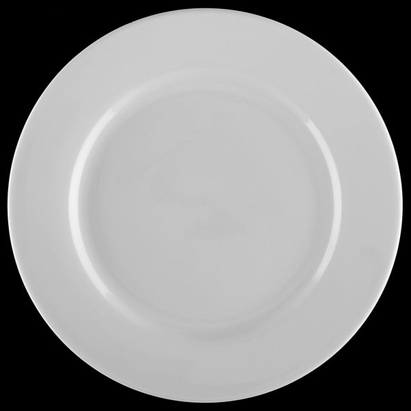 Professional Rolled Rim White Dessert Plate 7