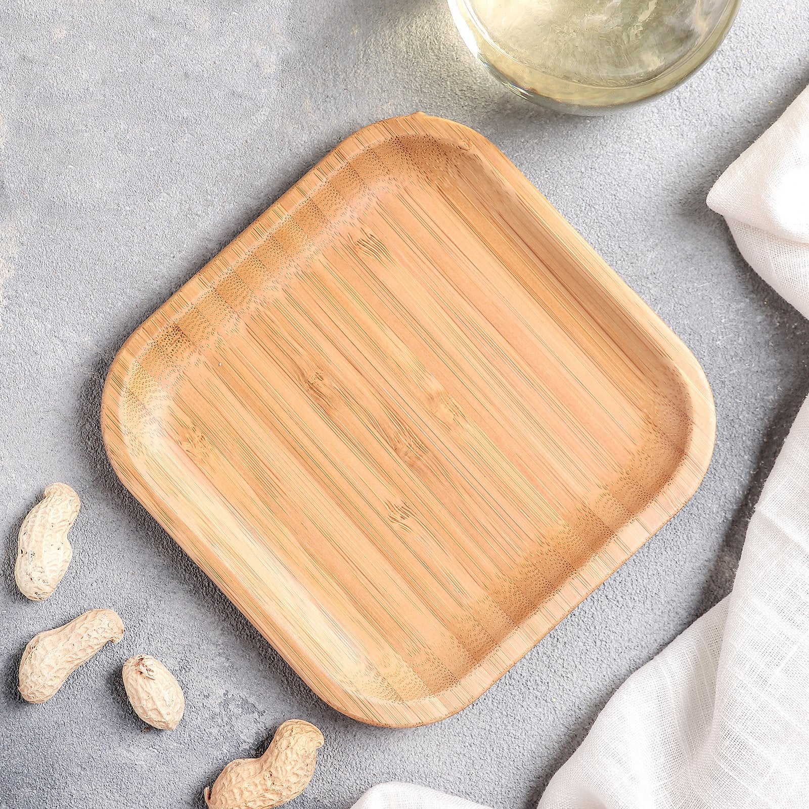 Bamboo Square Plate 5