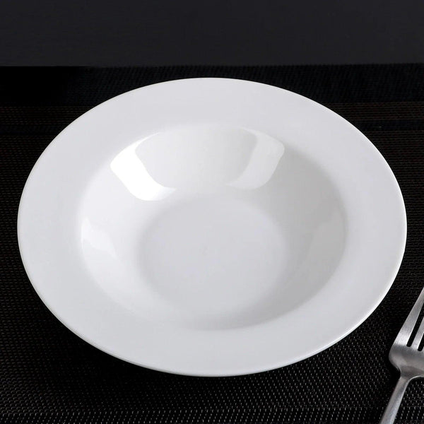 Professional Rolled Rim White Deep Plate 8