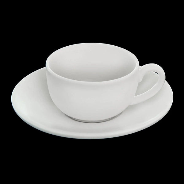 White 3 Oz | 100 Ml Coffee Cup & Saucer - Gifts for You 'n Me