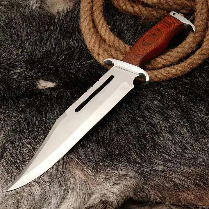 Rambo Bowie Knife D2 Steel Blade - Collectible