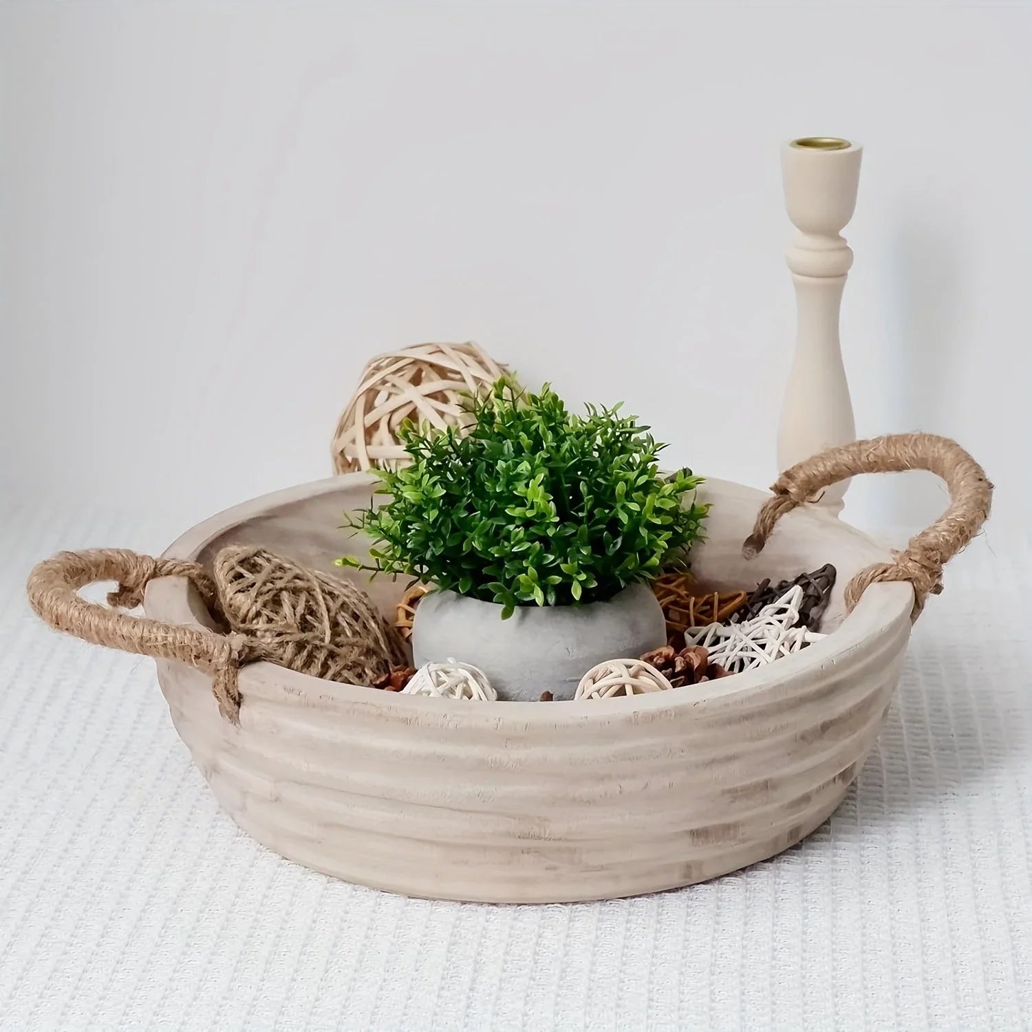 Bowl - Decorative Wood 11.2 Inch