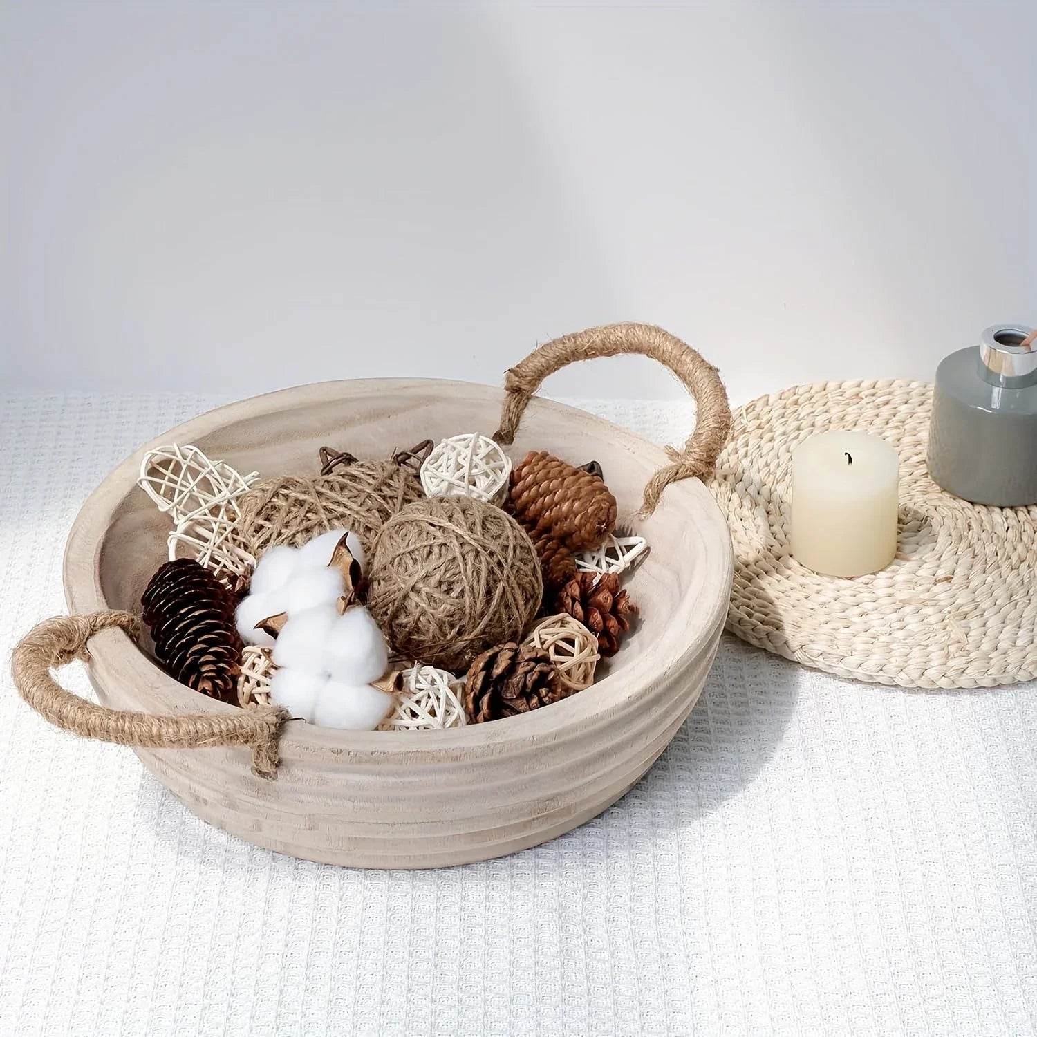 Bowl - Decorative Wood 11.2 Inch
