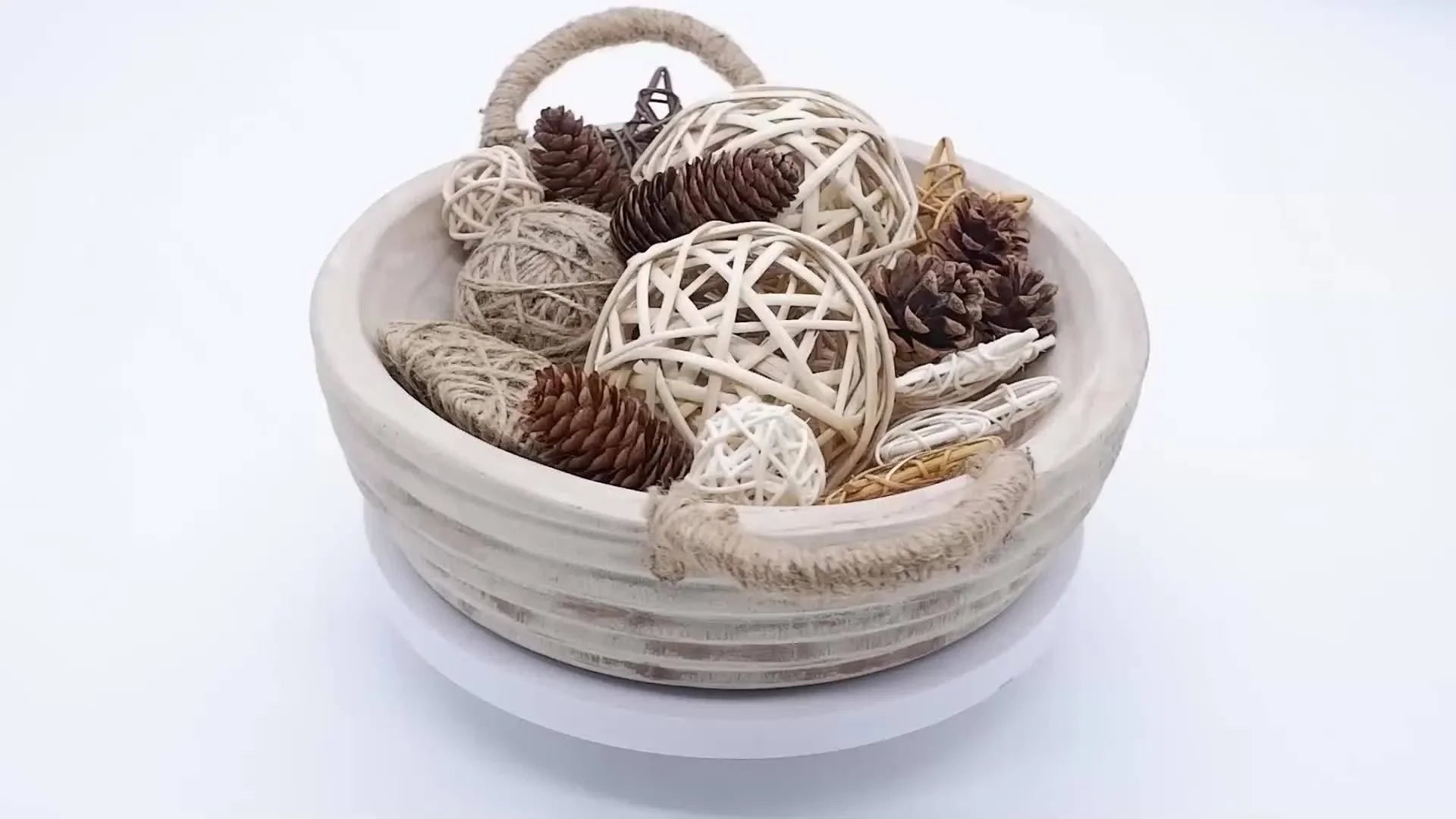 Bowl - Decorative Wood 11.2 Inch