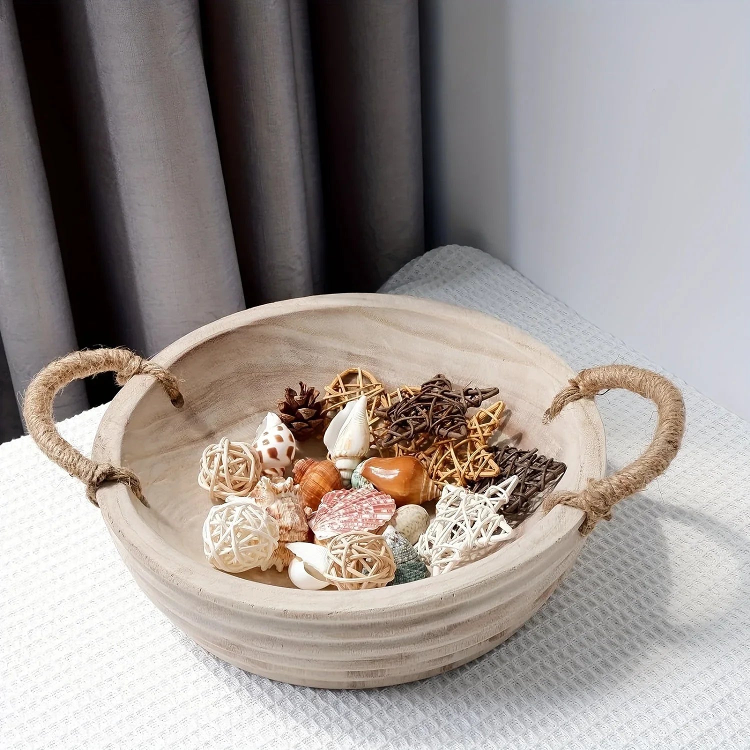 Bowl - Decorative Wood 11.2 Inch