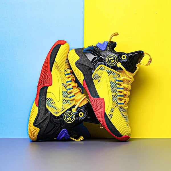 Boys' basketball shoes teenagers' mesh breathable sports shoes