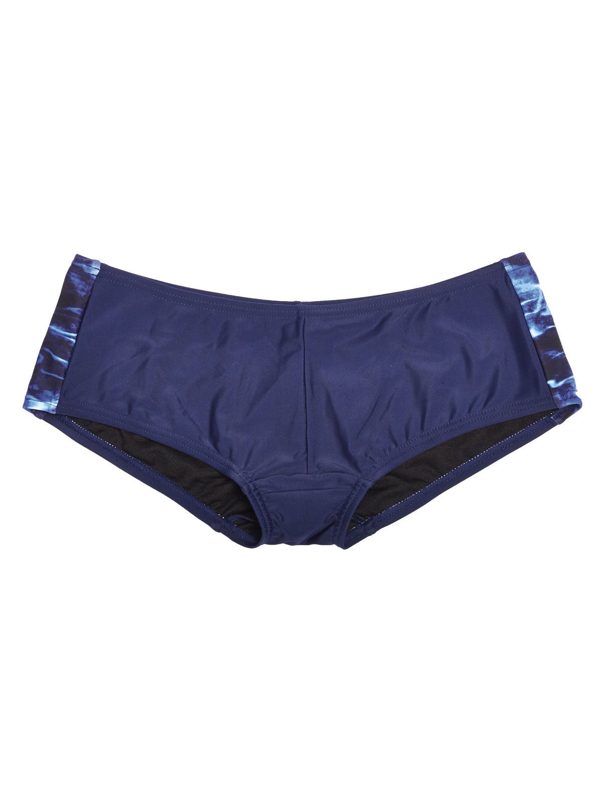 Women's Camo Swim Boyshort - Marlin Navy Hunting Bikini Bottom - Wilderness Dreams