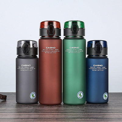 BPA Free Leak Proof Sports Water Bottle High Quality Tour Hiking Portable My Favorite Drink Bottles 400ml 560ml Water Bottle Sport Frosted Tour Outdoor Leak Proof Seal Child School Water Bottles for Children Kids