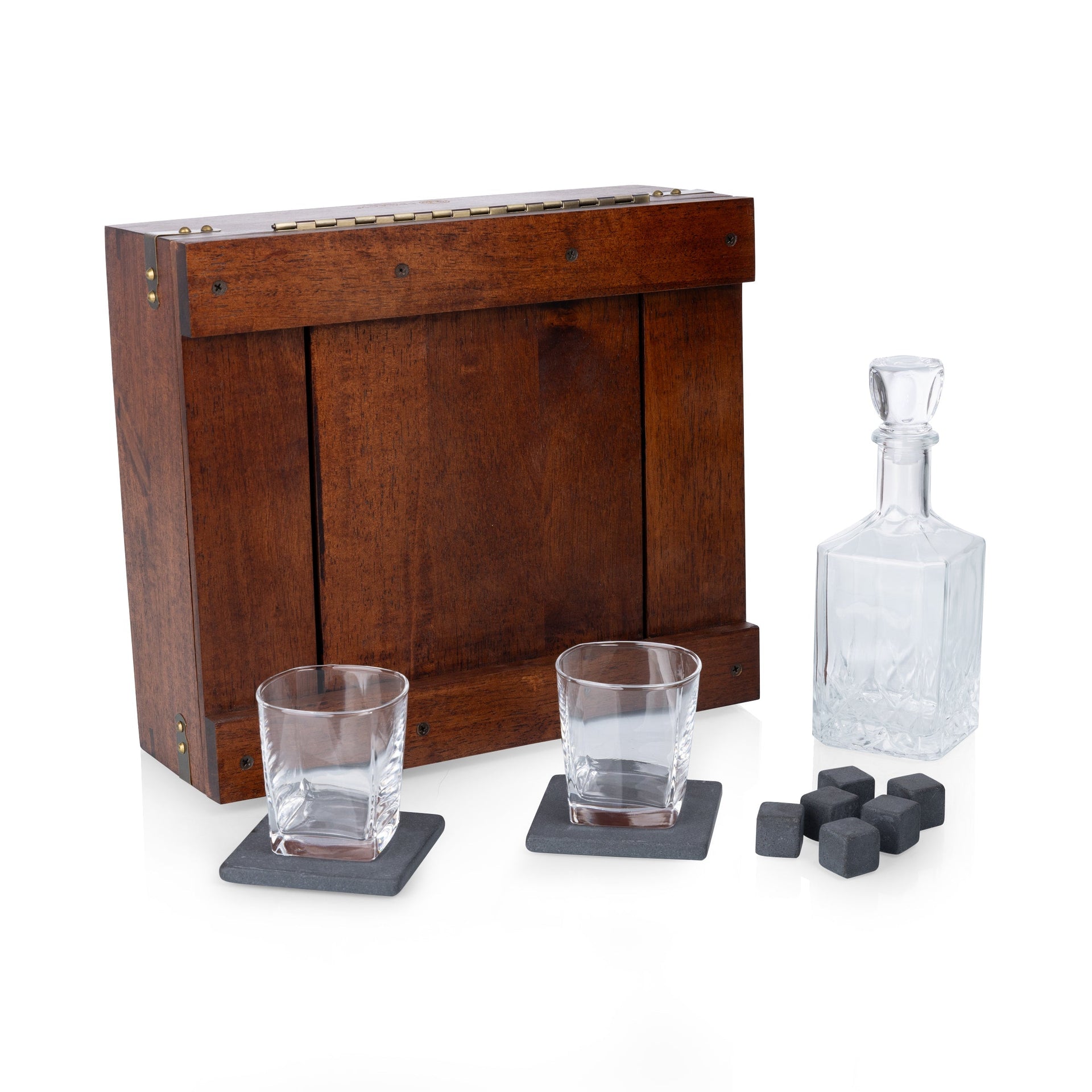 Whiskey Box Gift Set with Decanter Picnic Time Family of Brands