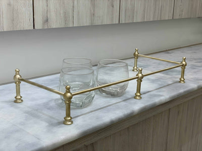 Victorian Brass Gallery Rail - Brushed Brass