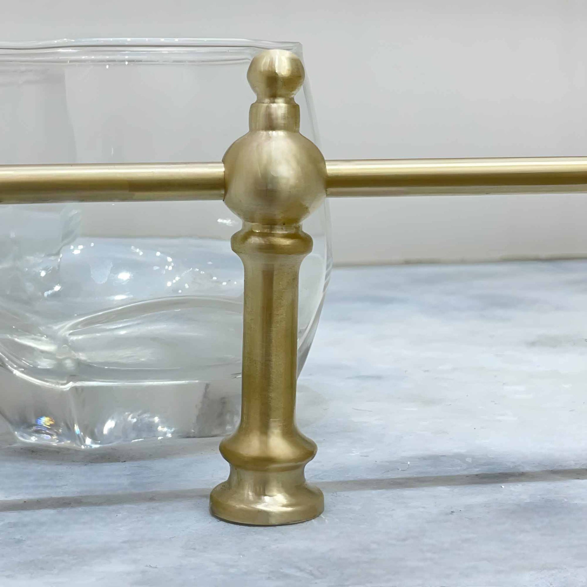 Victorian Brass Gallery Rail - Brushed Brass