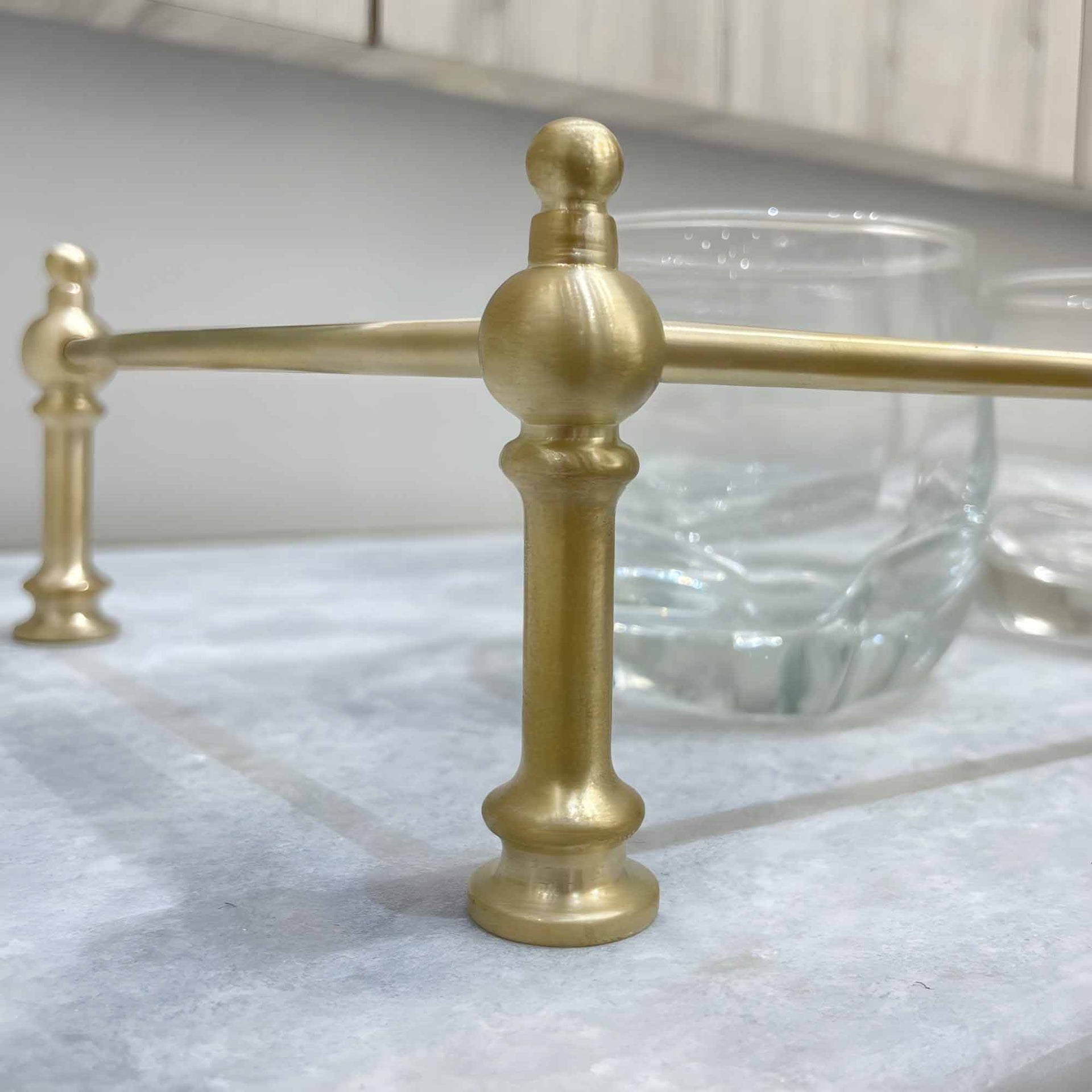 Victorian Brass Gallery Rail - Brushed Brass