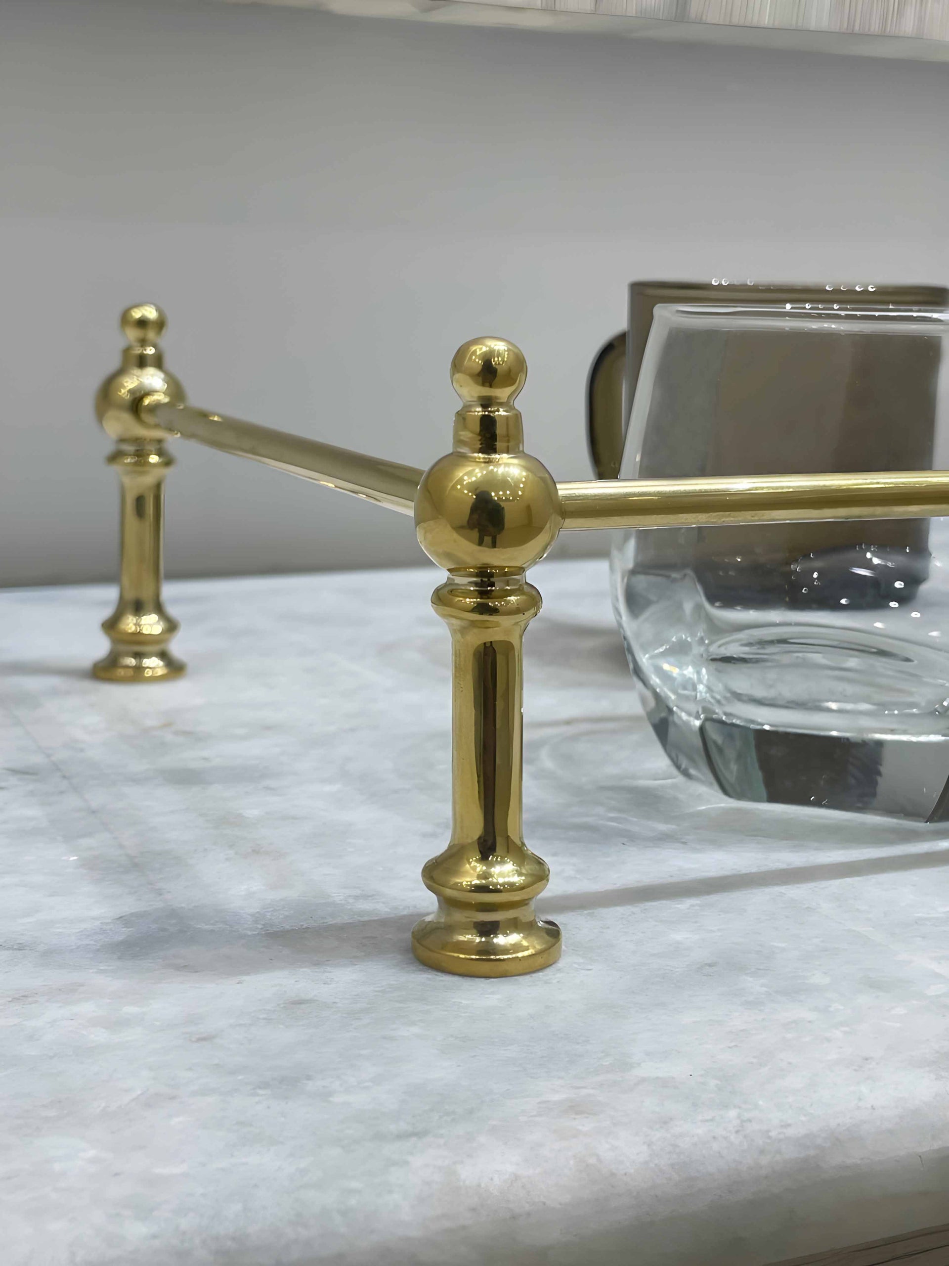 Victorian Brass Gallery Rail - Polished Brass