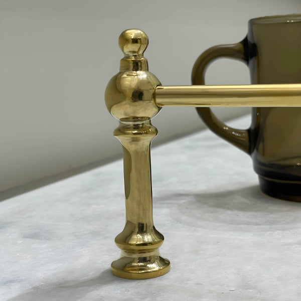 Victorian Brass Gallery Rail - Polished Brass