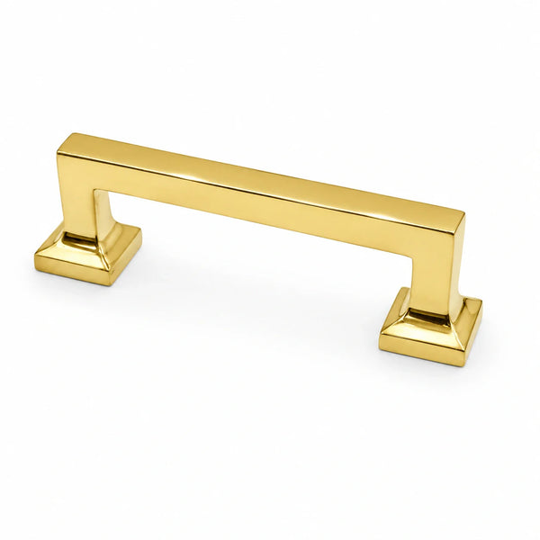 Heritage Cabinet Pulls - Unlacquered Brass Polished