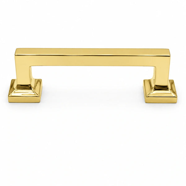 Heritage Cabinet Pulls - Unlacquered Brass Polished