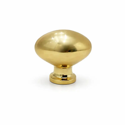 Oval Brass Knob