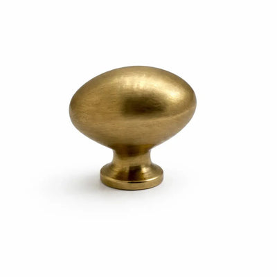 Oval Brass Knob