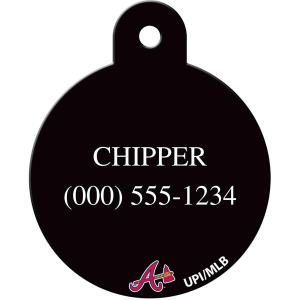 Atlanta Braves MLB Pet ID Tag - Large Circle - Gifts for You 'n Me