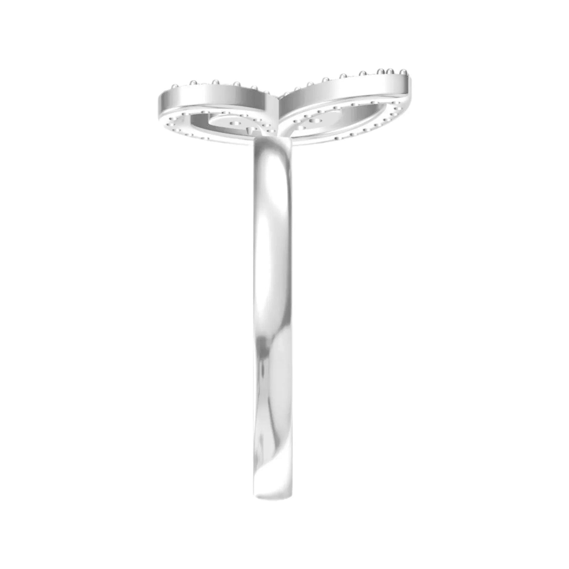 Crystal Butterfly Ring - 4 Sizes - Gifts for You 'n Me