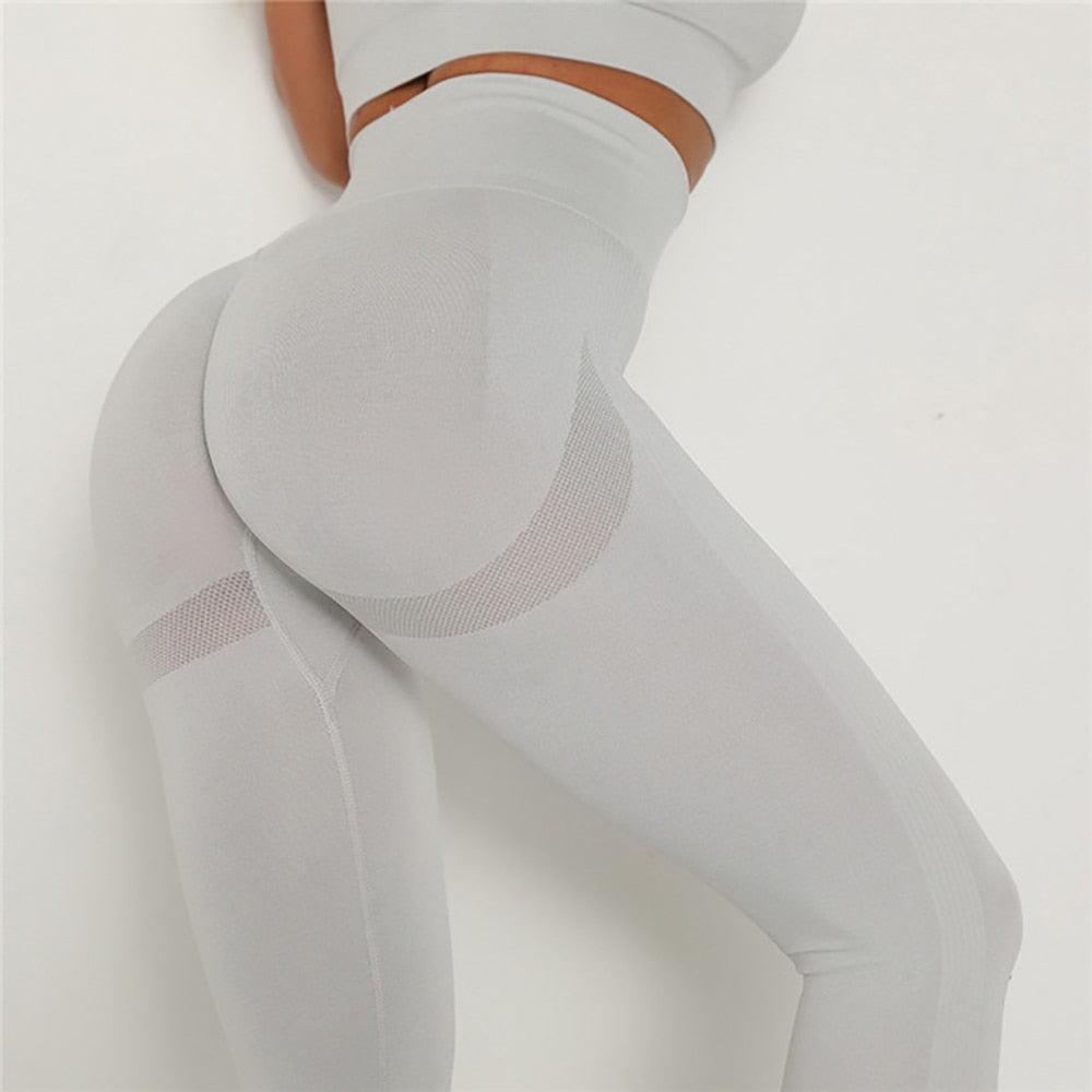 Breathable Leggings Women High Waist Seamless Push Up Fitness Workout Gym Pants Female Women Gym Leggings High Waisted Tummy Control Bottom Lift Yoga Pants Elegant Casual Homewear
