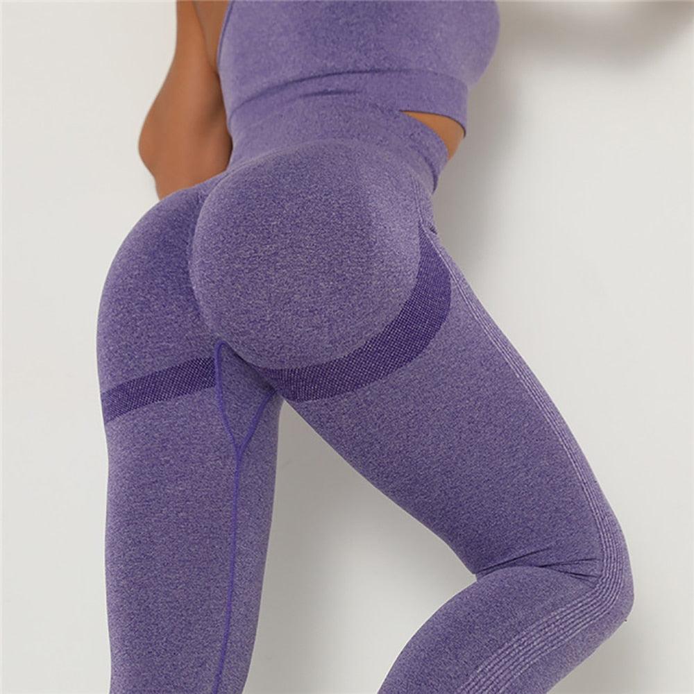 Breathable Leggings Women High Waist Seamless Push Up Fitness Workout Gym Pants Female Women Gym Leggings High Waisted Tummy Control Bottom Lift Yoga Pants Elegant Casual Homewear