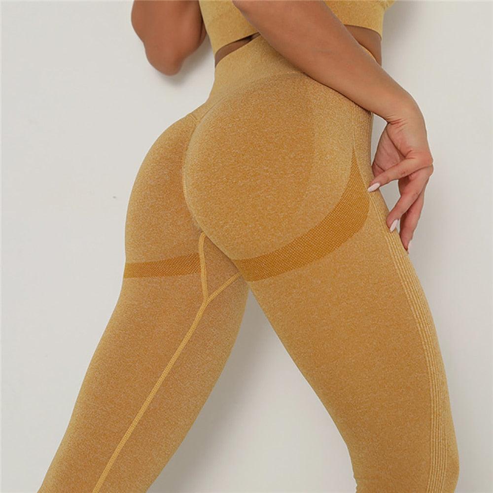 Breathable Leggings Women High Waist Seamless Push Up Fitness Workout Gym Pants Female Women Gym Leggings High Waisted Tummy Control Bottom Lift Yoga Pants Elegant Casual Homewear