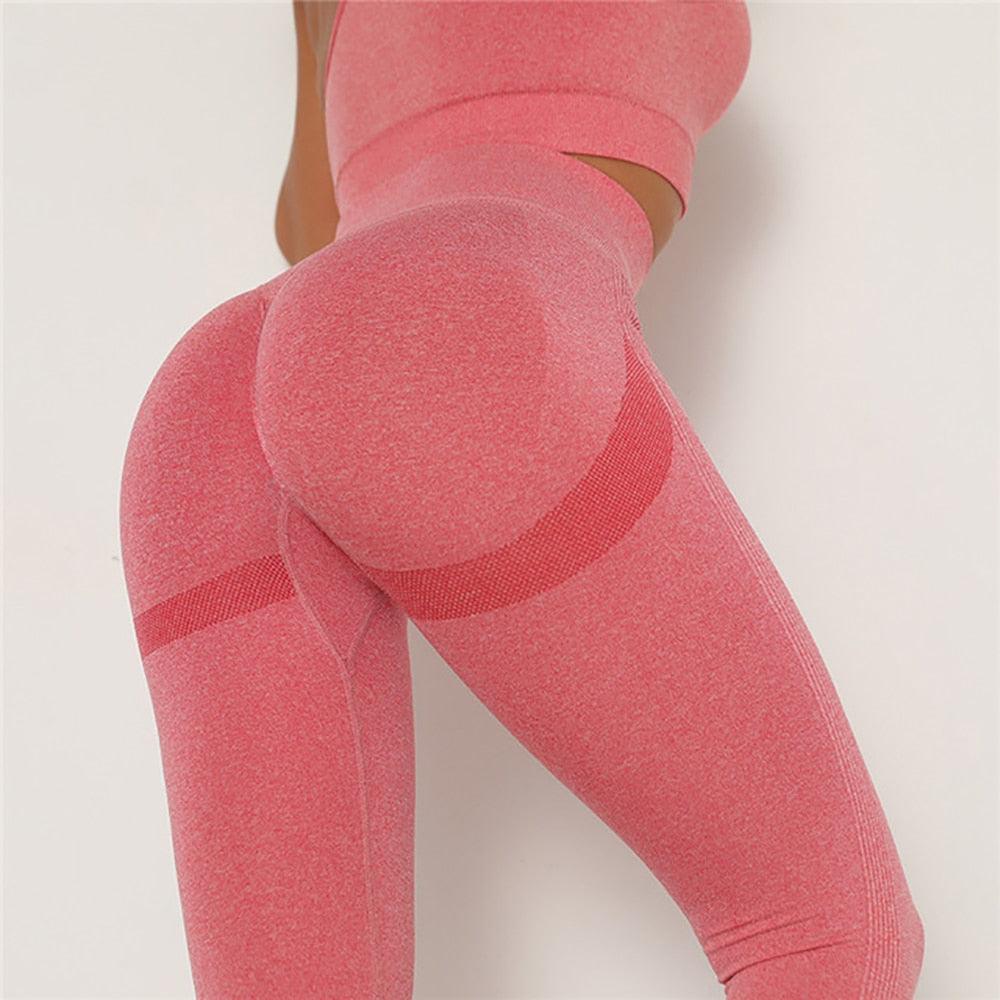 Breathable Leggings Women High Waist Seamless Push Up Fitness Workout Gym Pants Female Women Gym Leggings High Waisted Tummy Control Bottom Lift Yoga Pants Elegant Casual Homewear