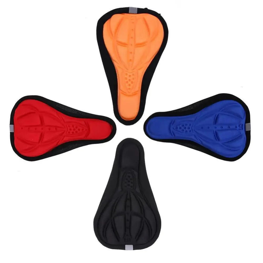 Breathable Mountain Bike Saddle Cushion Cover Road Bike Soft Cycling Seat Mat 3D Sponge Polymer Bicycle Saddle Seat