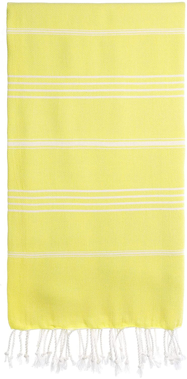 Monaco Turkish Cotton Hand Towel – Lightweight Quick Dry Bathroom, Kitchen & Travel Towel, Luxury Organic Turkish Towel