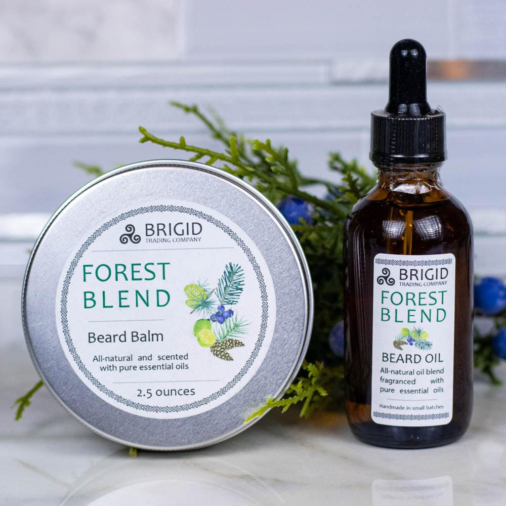 Forest Blend Natural Beard Oil - Juniper, Pine, Balsam, Cedar, and Lime